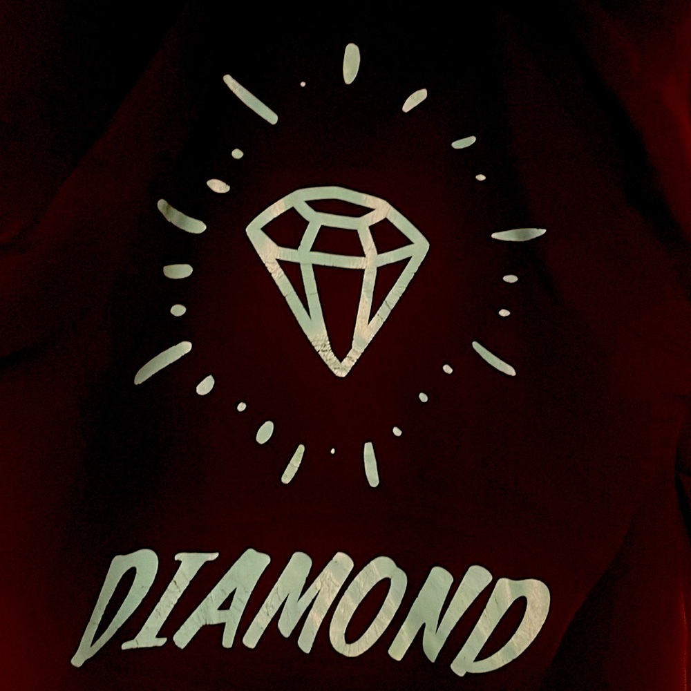 Diamond Supply Co hooded wind breaker/rain coat